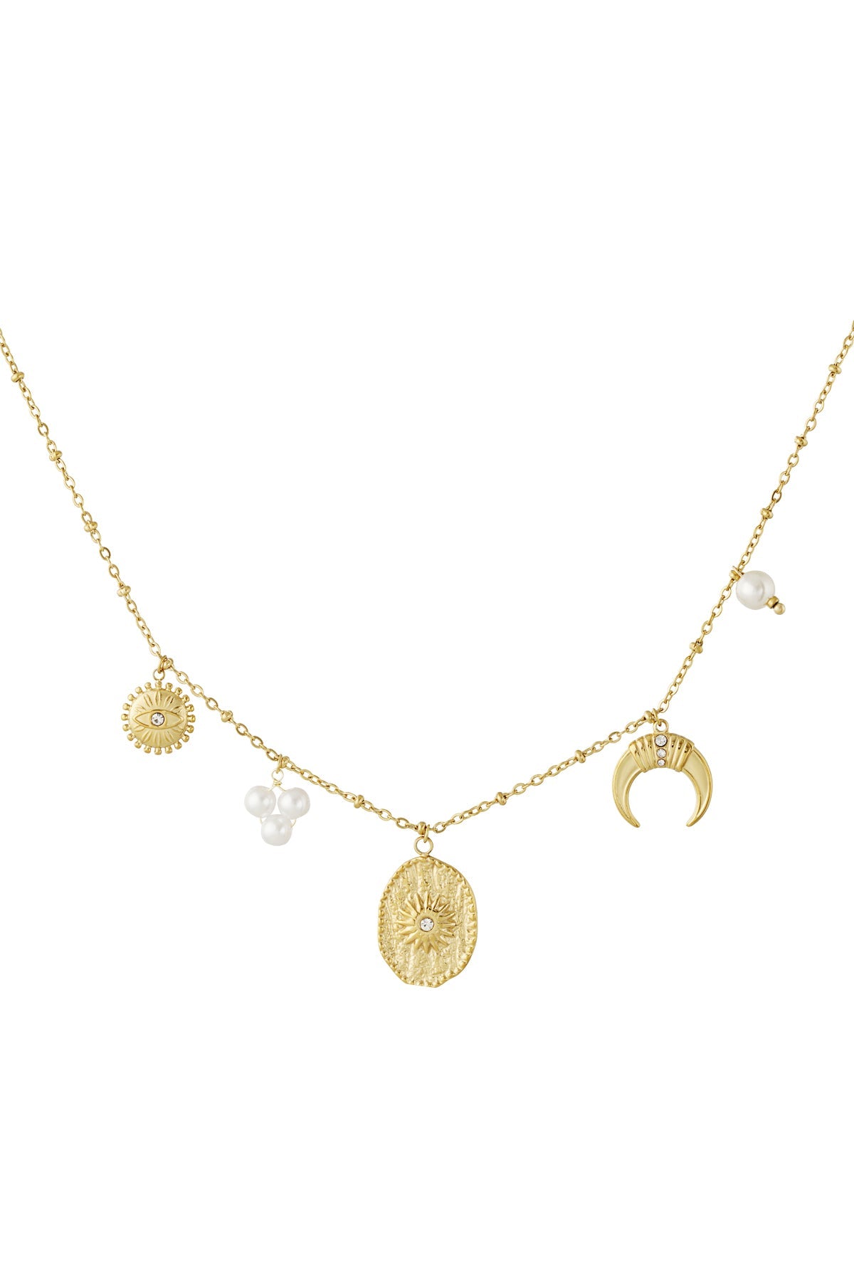 Irregular Shaped Pendant Necklace