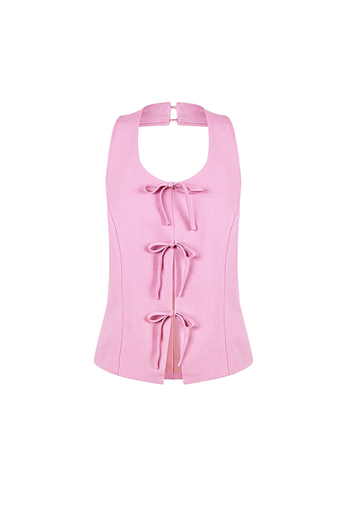 Bow Sleeveless Top 