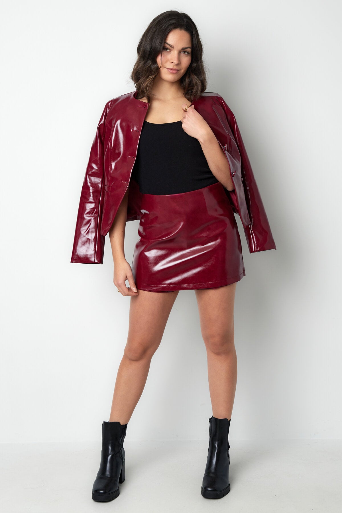 PU Mini Skirt 