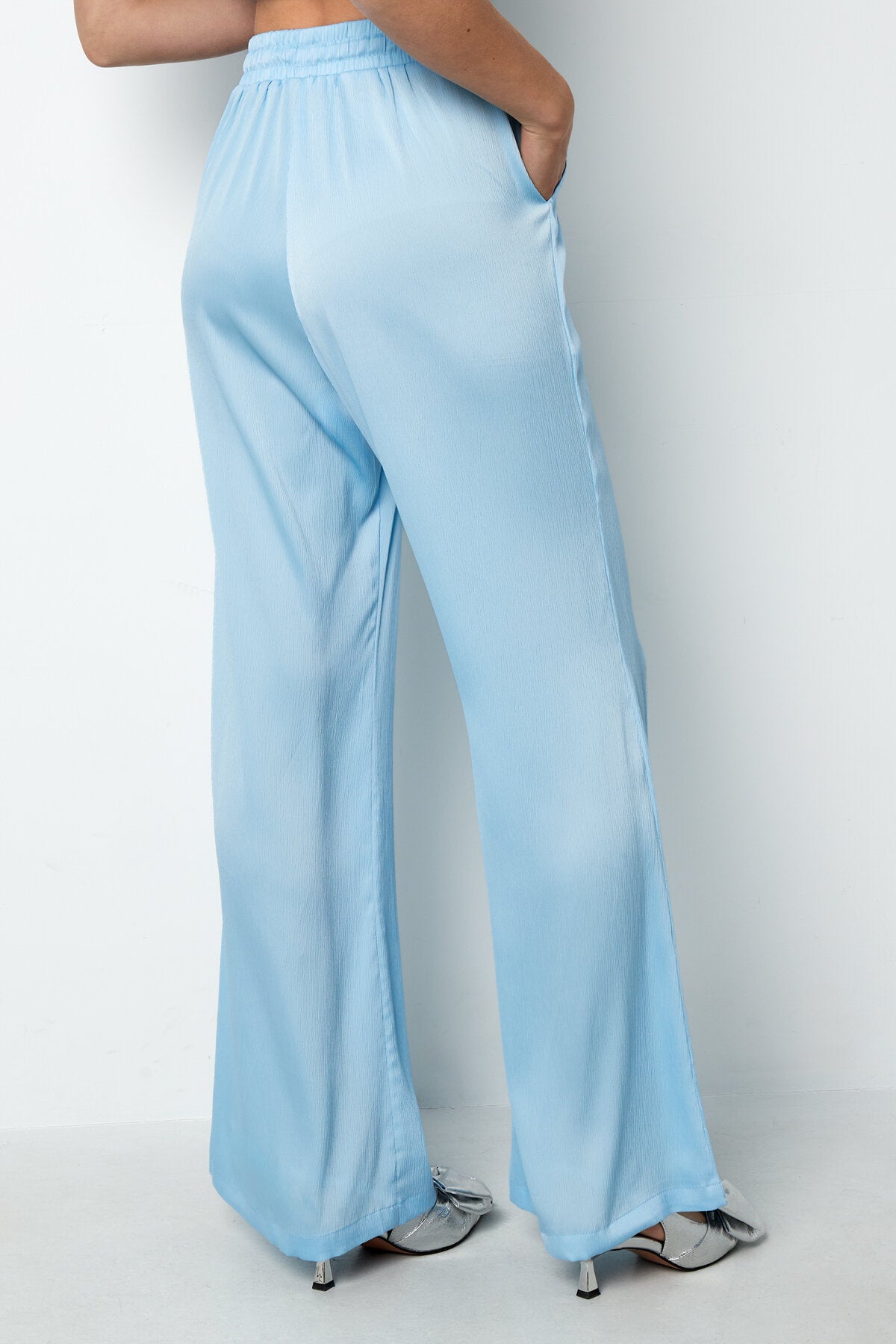 Tie-Waist Wide-Leg Pants
