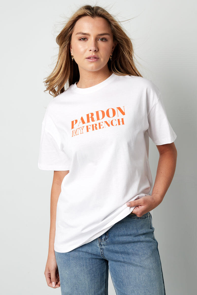 Pardon my French Cotton T-Shirt 