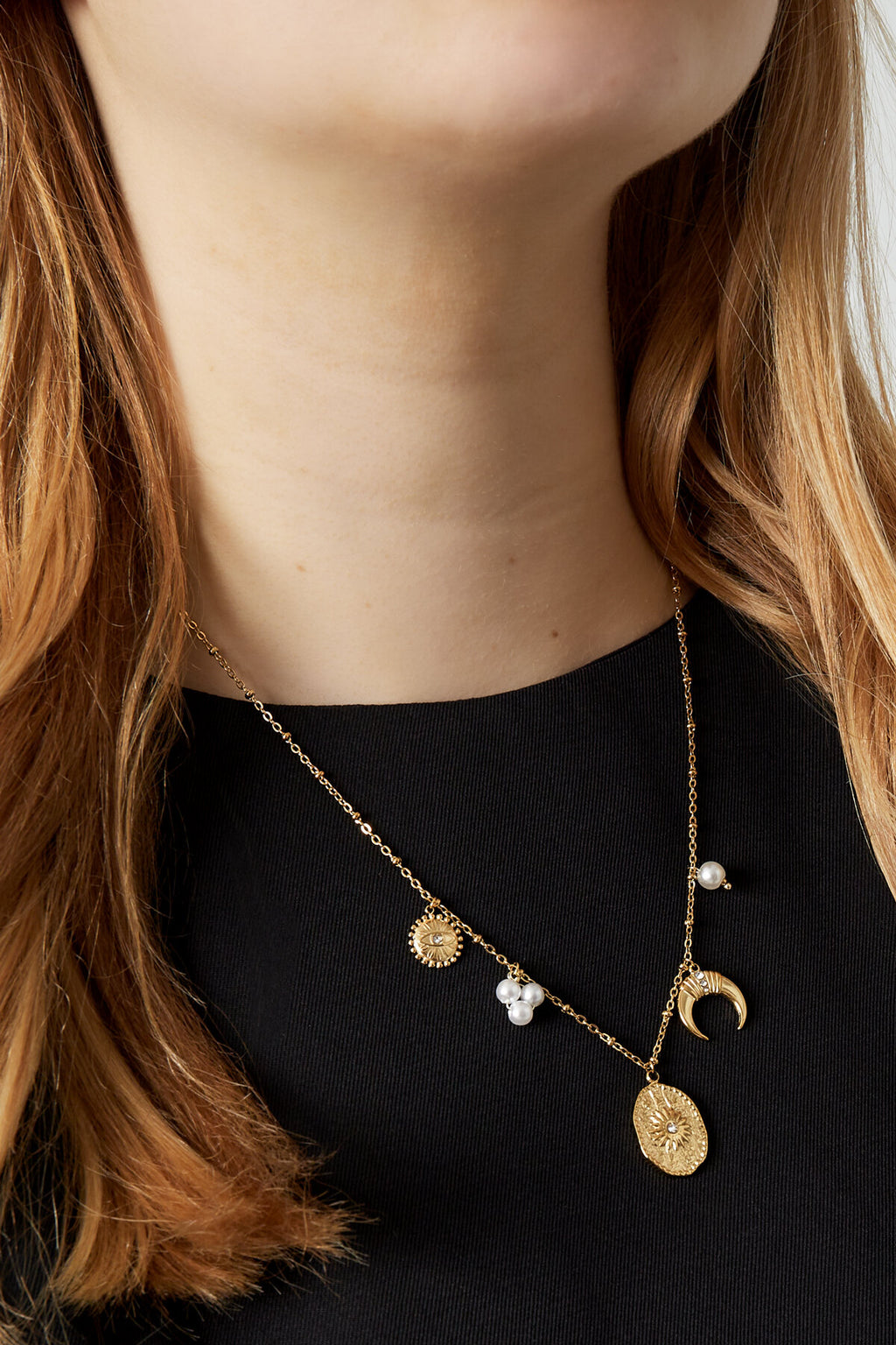 Irregular Shaped Pendant Necklace