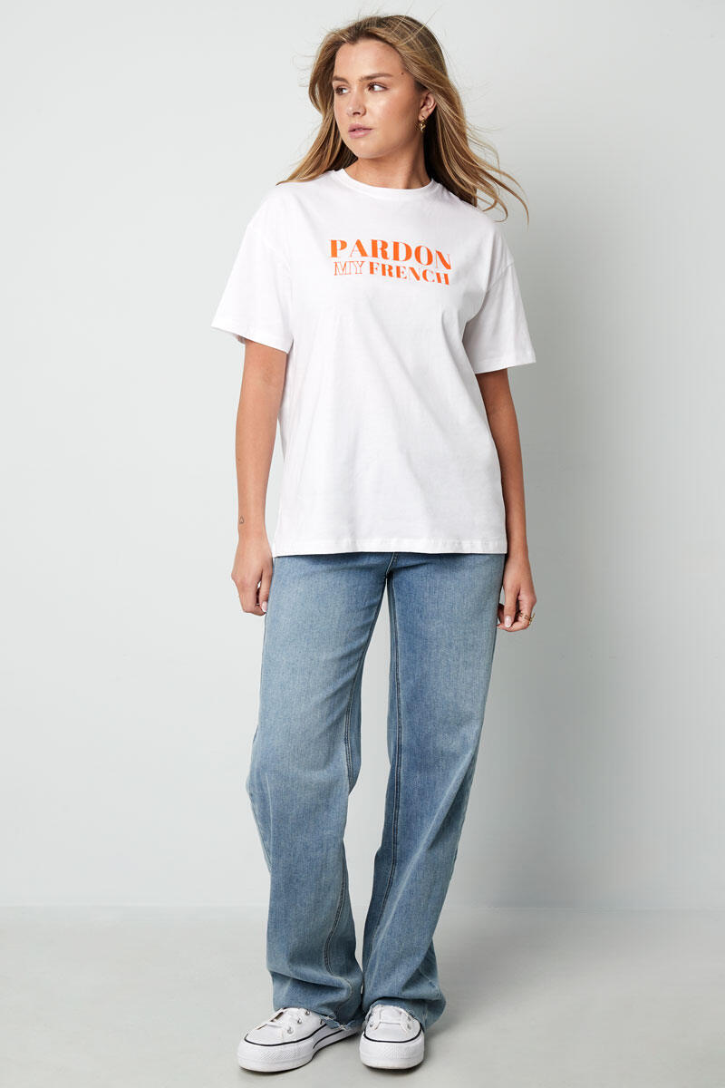 Pardon my French Cotton T-Shirt 