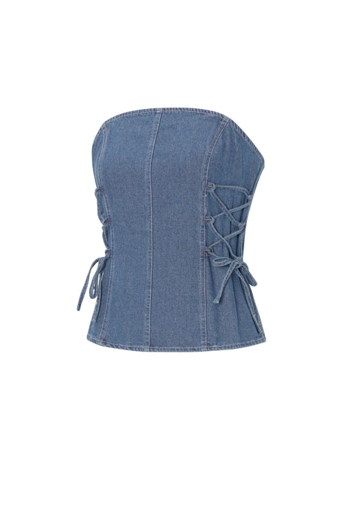 Blue Denim Top