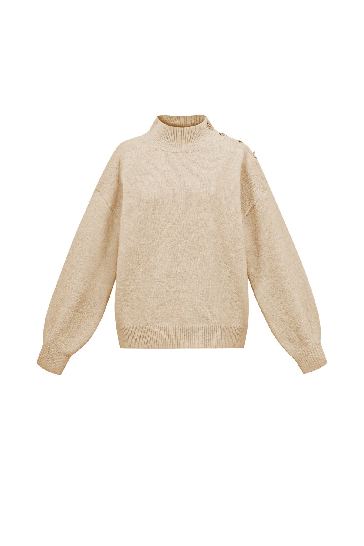 Knitted Turtleneck Sweater Casual