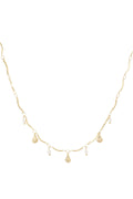 Gold Stainless Steel Pendant Necklace