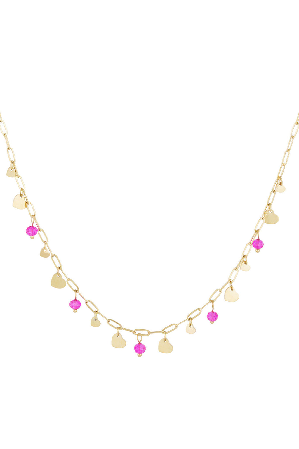 Charming Pink Heart Pendant Necklace for Everyday Wear