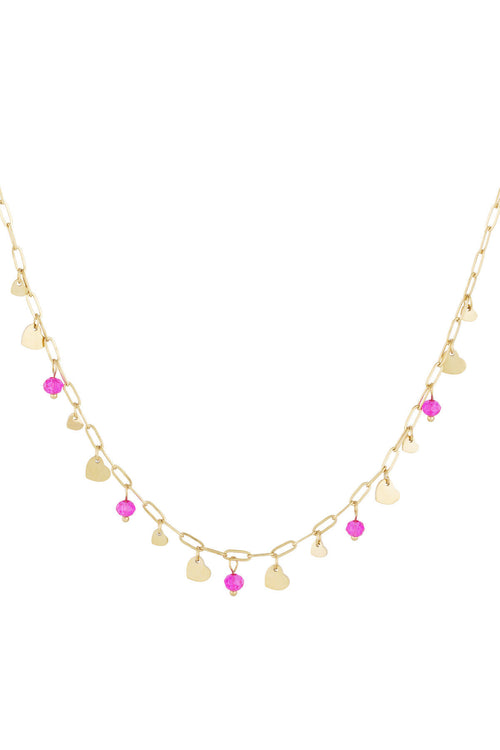 Charming Pink Heart Pendant Necklace for Everyday Wear
