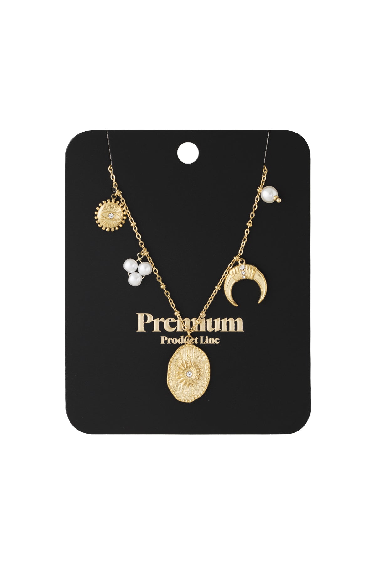 Irregular Shaped Pendant Necklace