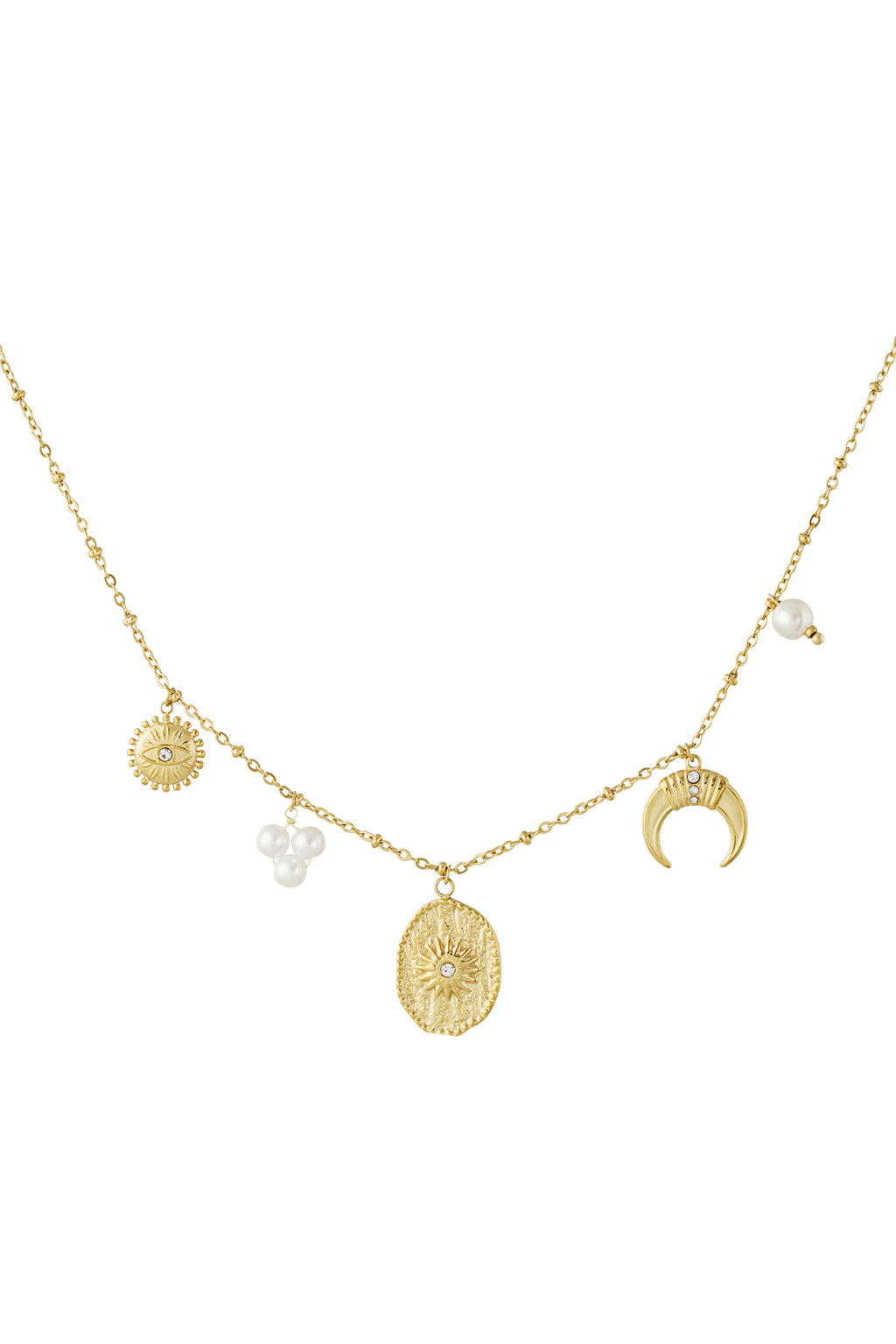 Irregular Shaped Pendant Necklace