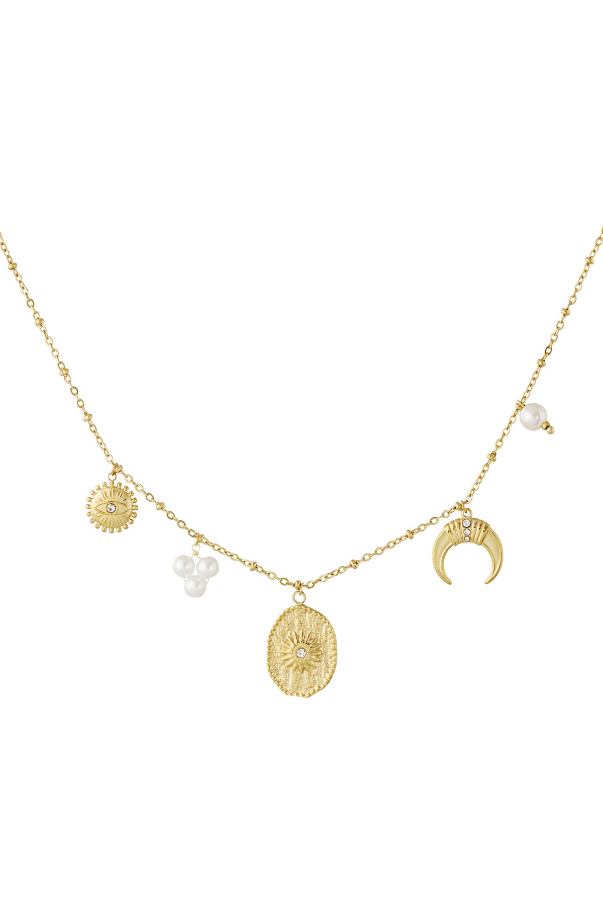 Irregular Shaped Pendant Necklace