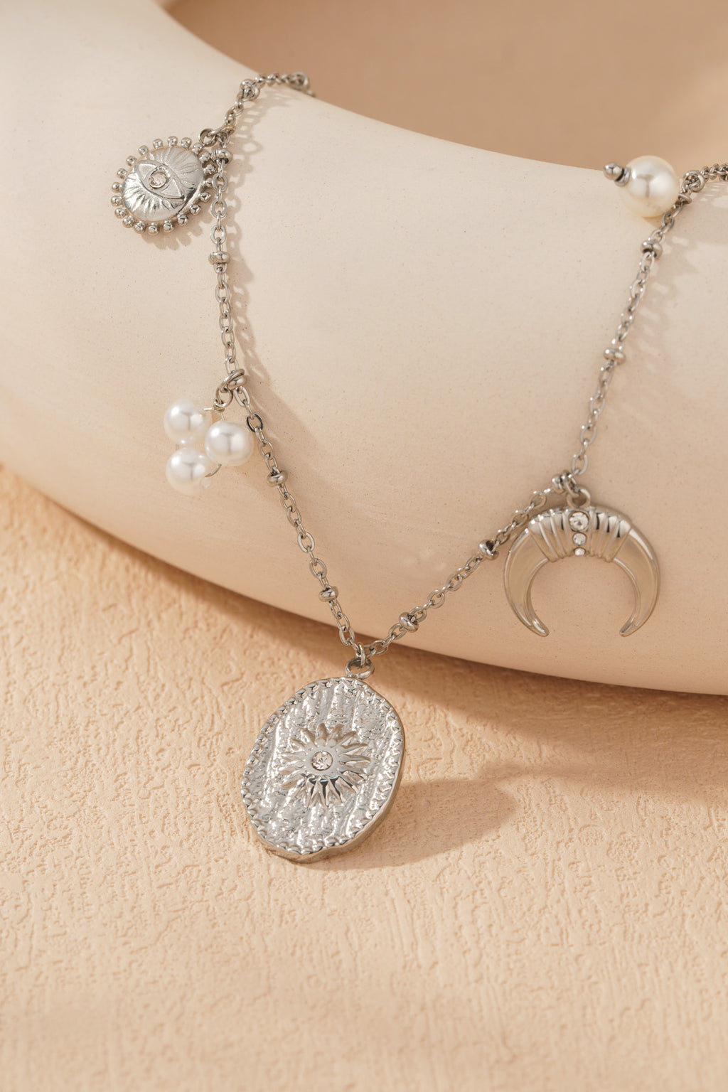 Irregular Shaped Pendant Necklace