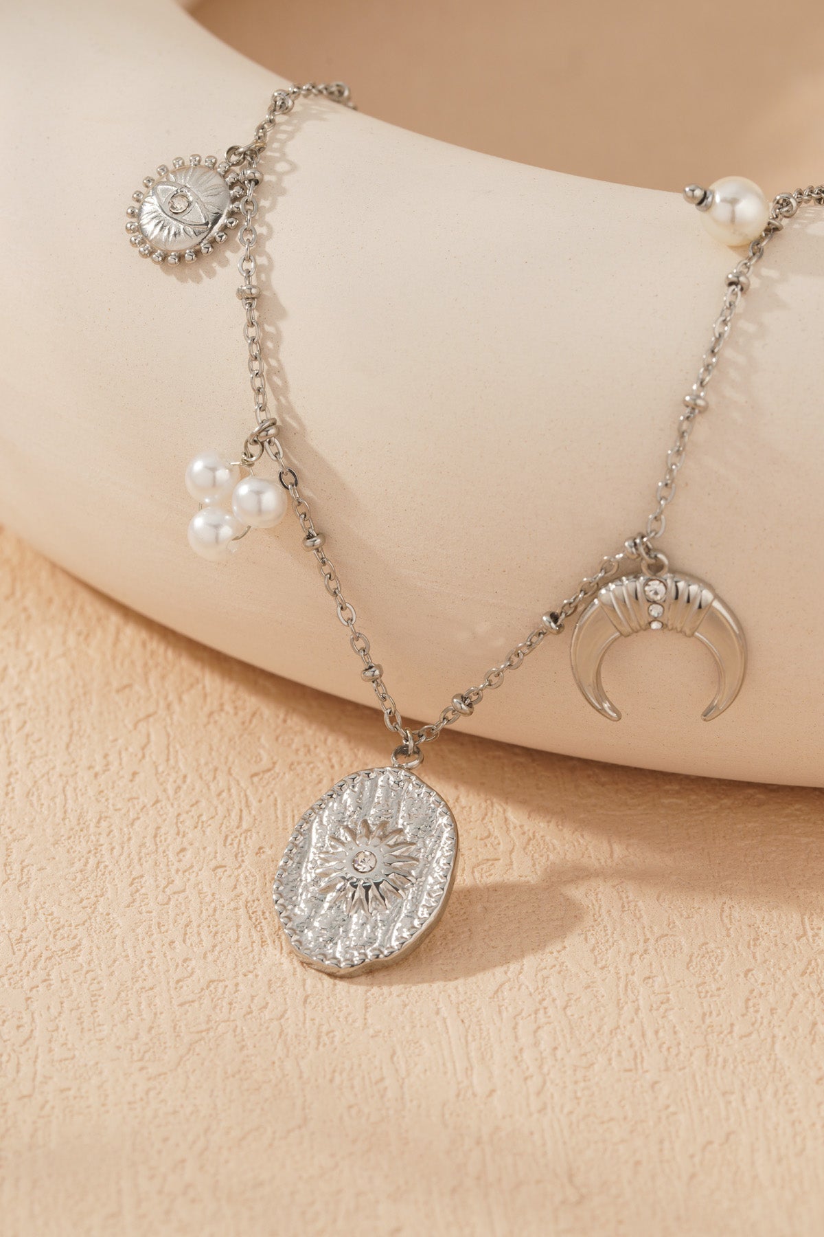 Irregular Shaped Pendant Necklace