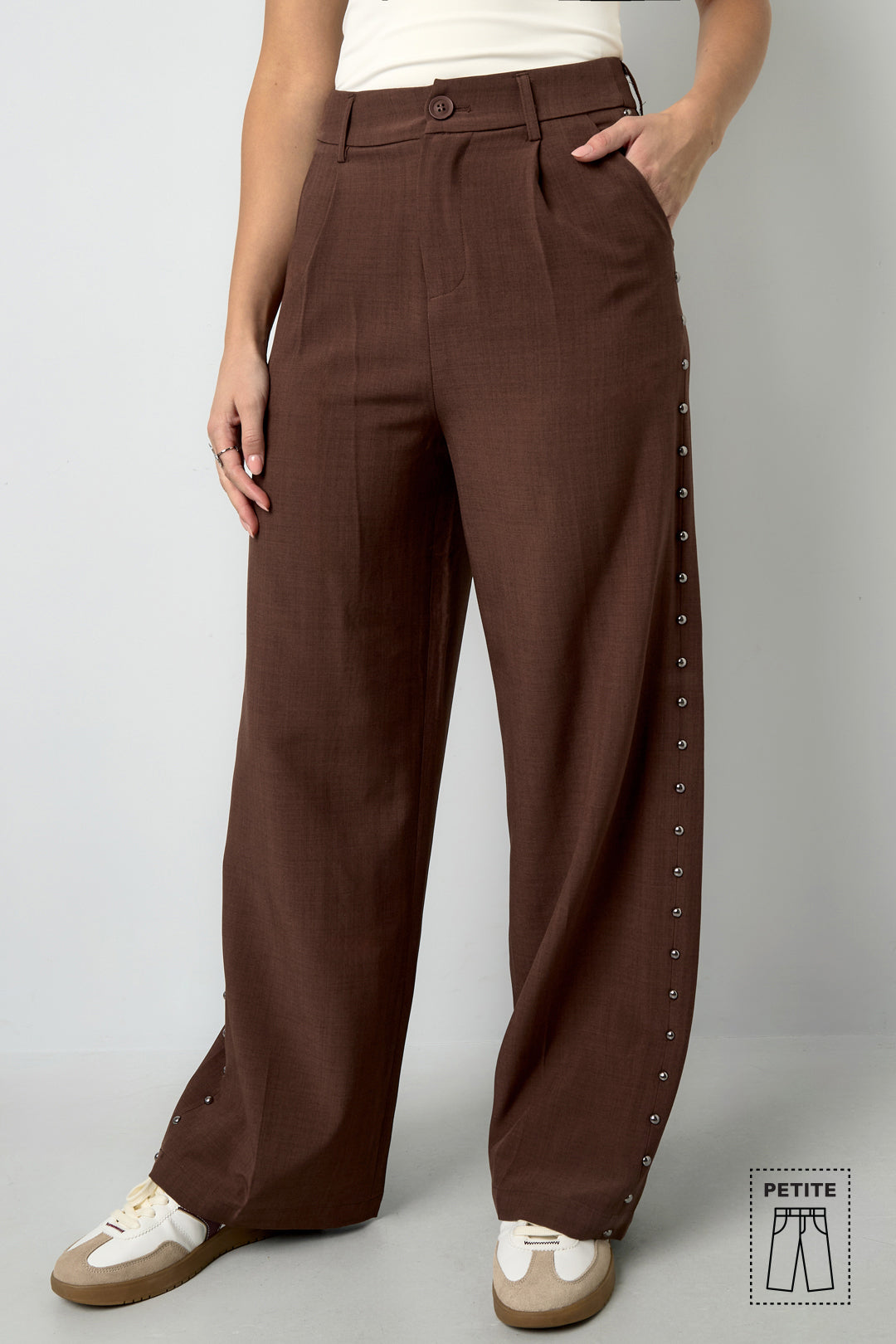  All Fit  Mid Waist Wide Leg Pants 