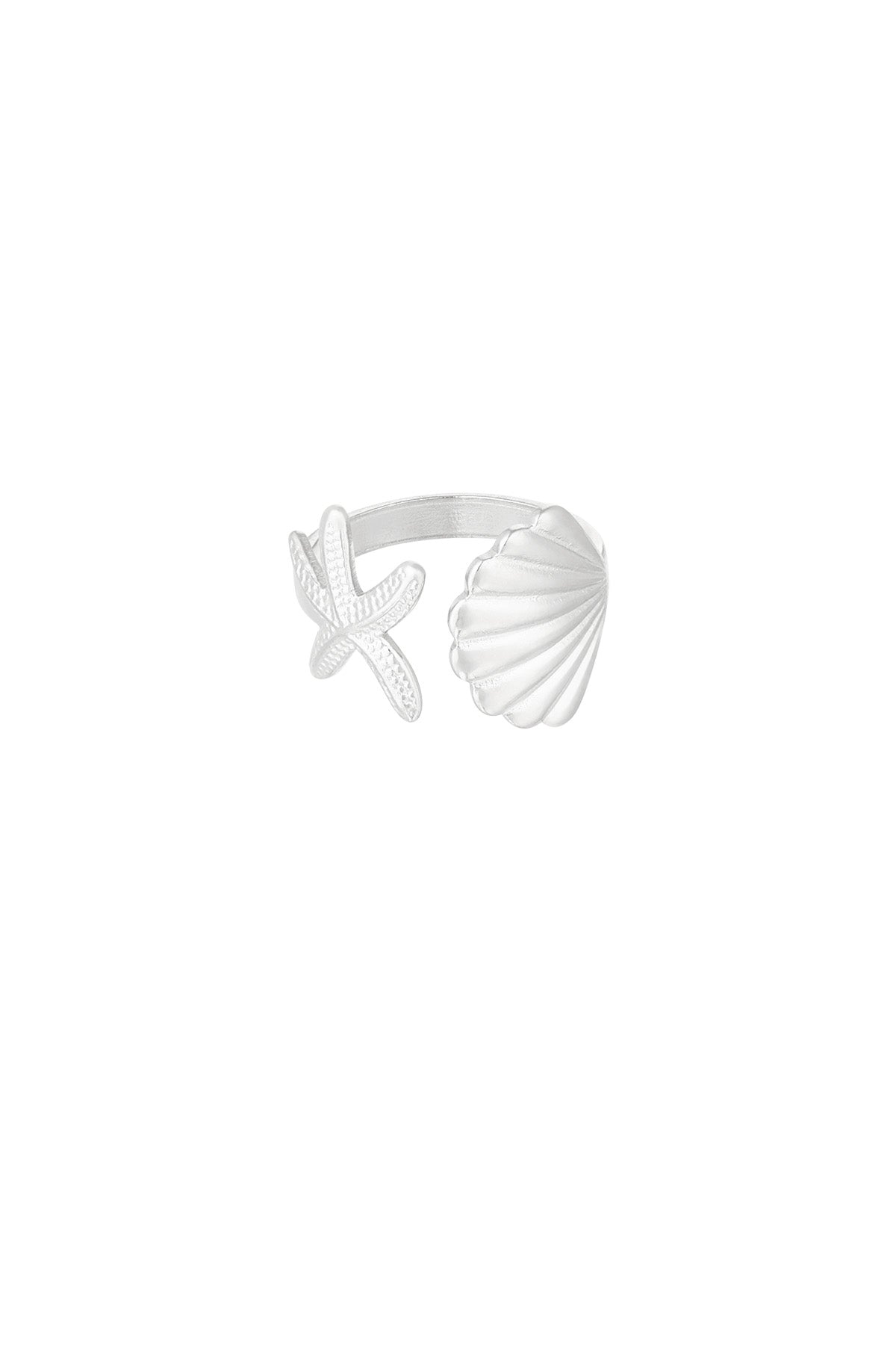 Statement Ring in Silver & Gold