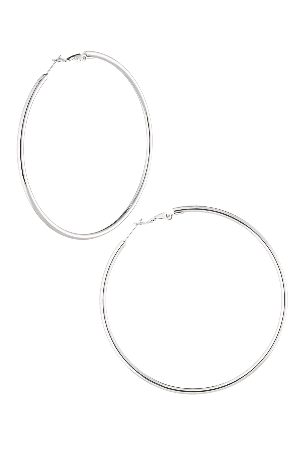 14K Gold Plated Hoop Earrings for Everyday Wear