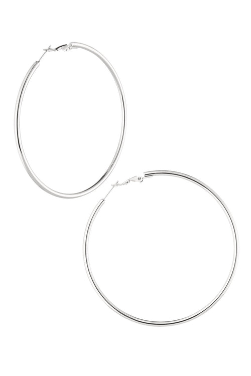 14K Gold Plated Hoop Earrings for Everyday Wear