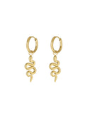 Drop Earrings in Silver & Gold