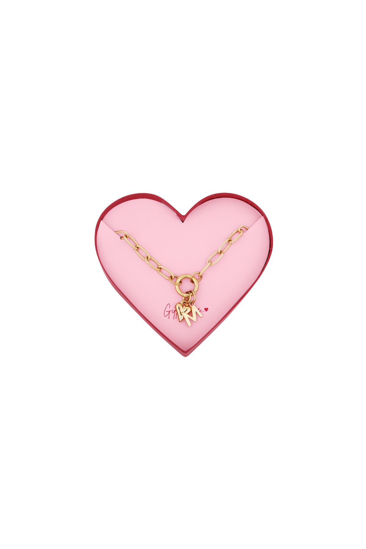 Gold Statement Charm Bracelet