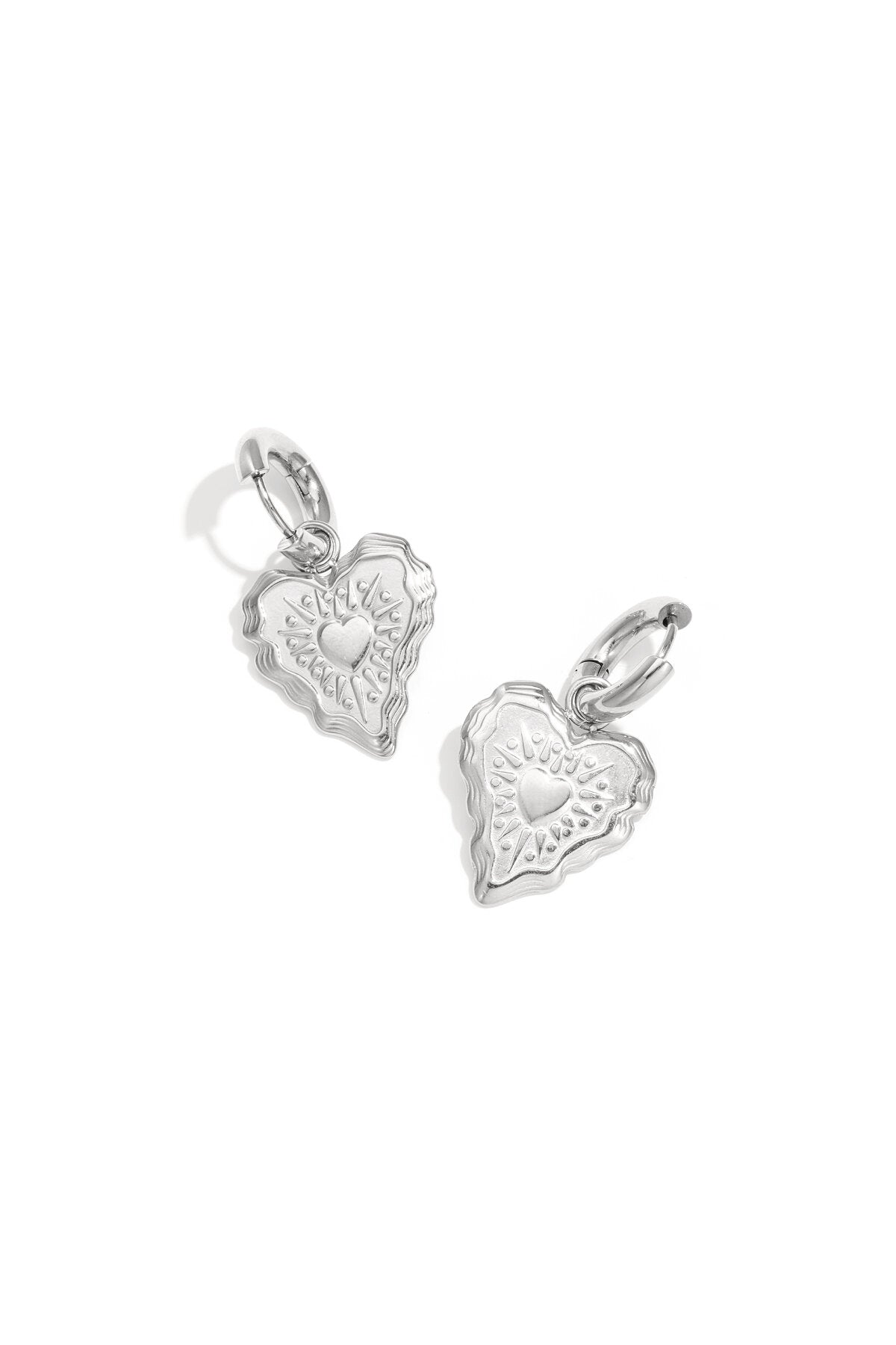 Heart Drop Earrings