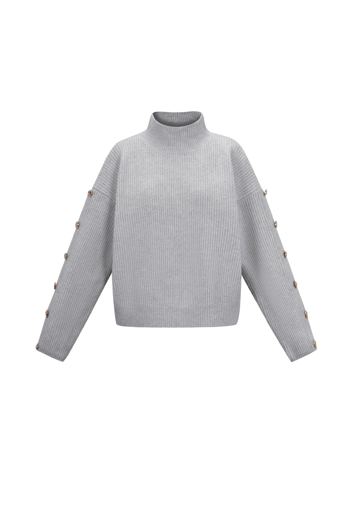 Knitted Turtleneck Sweater Casual 