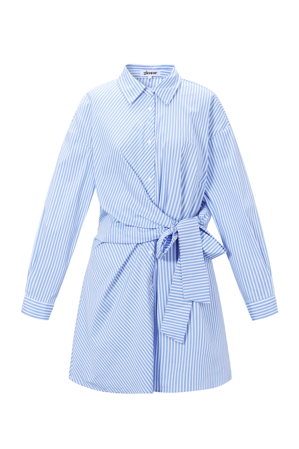 Striped Long-Sleeve Dress