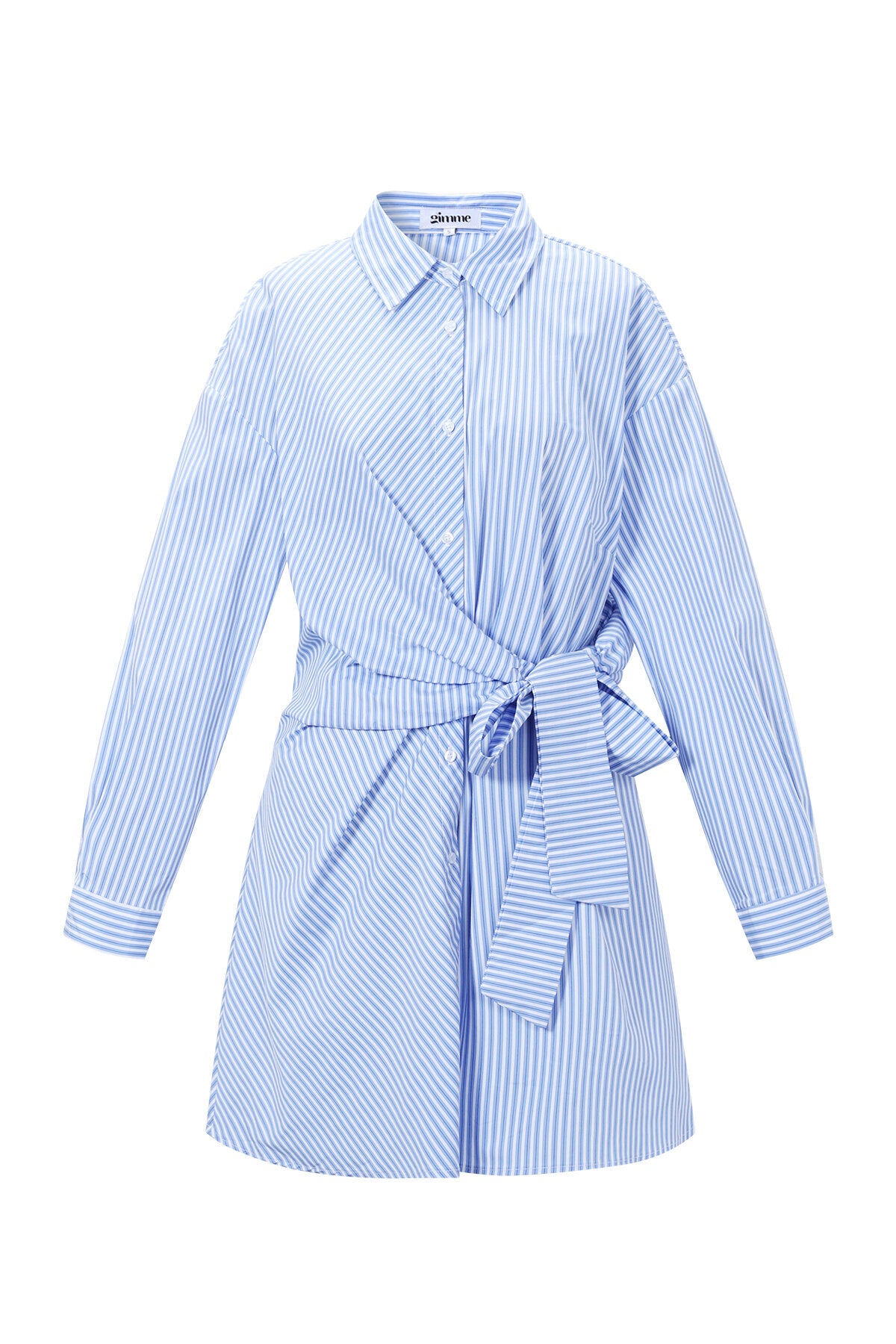 Striped Long-Sleeve Dress
