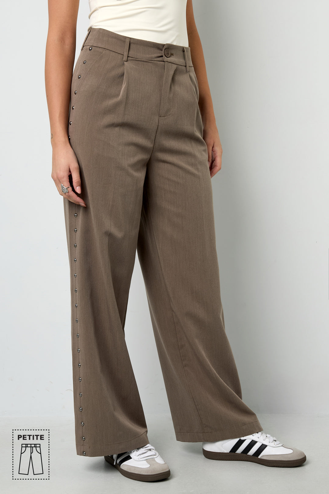 All Fit  Mid Waist Wide Leg Pants 