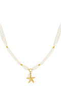 White Braided Necklace