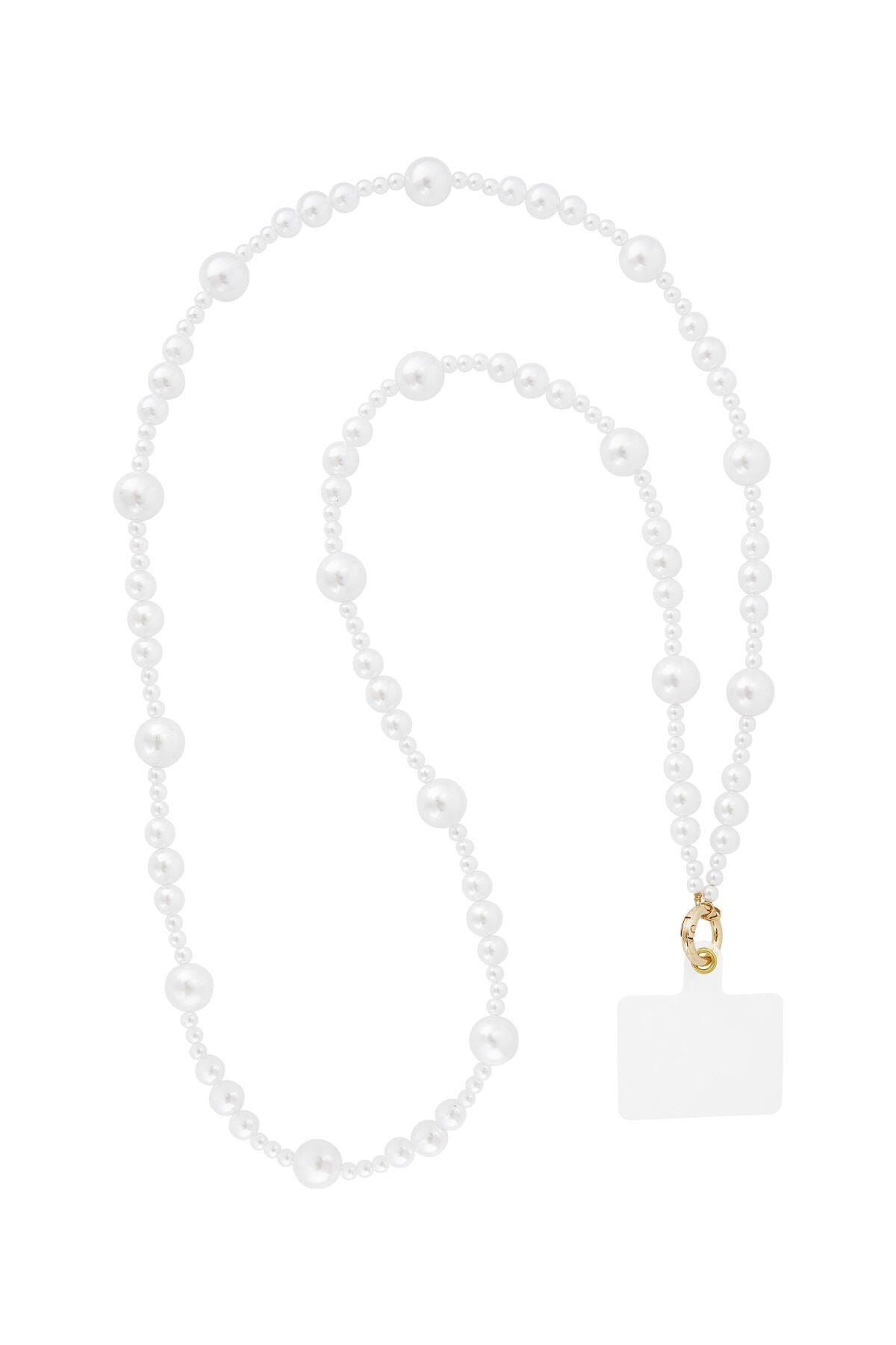 White Gold Phone Chain