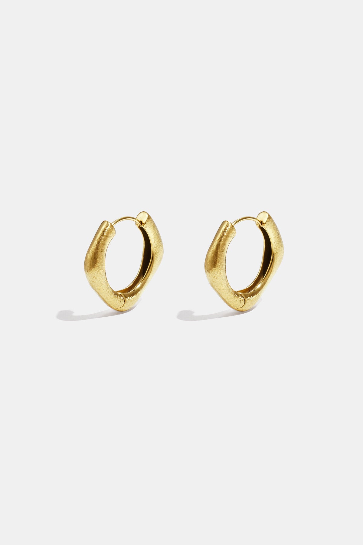 Rectangle Hoop Earrings for Everyday Wear