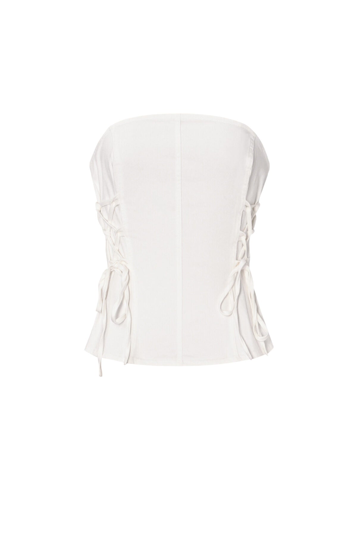Off-White Cotton Denim Top