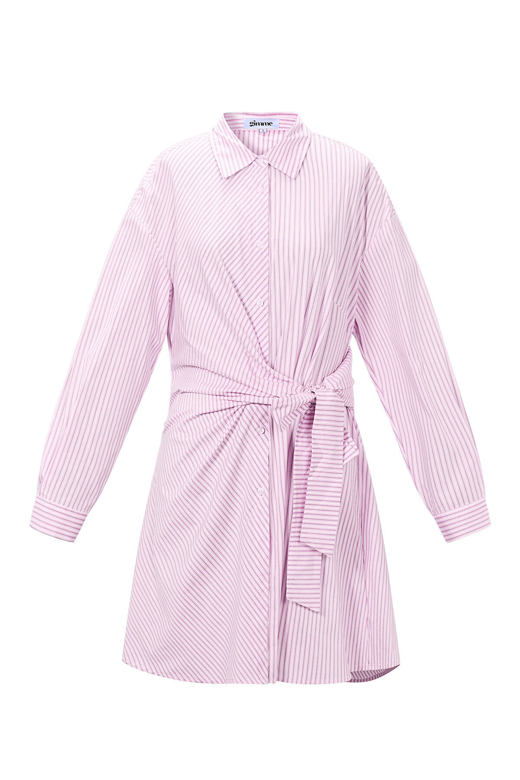 Striped Long-Sleeve Dress