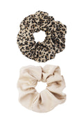 Beige Scrunchie for Hair Ties