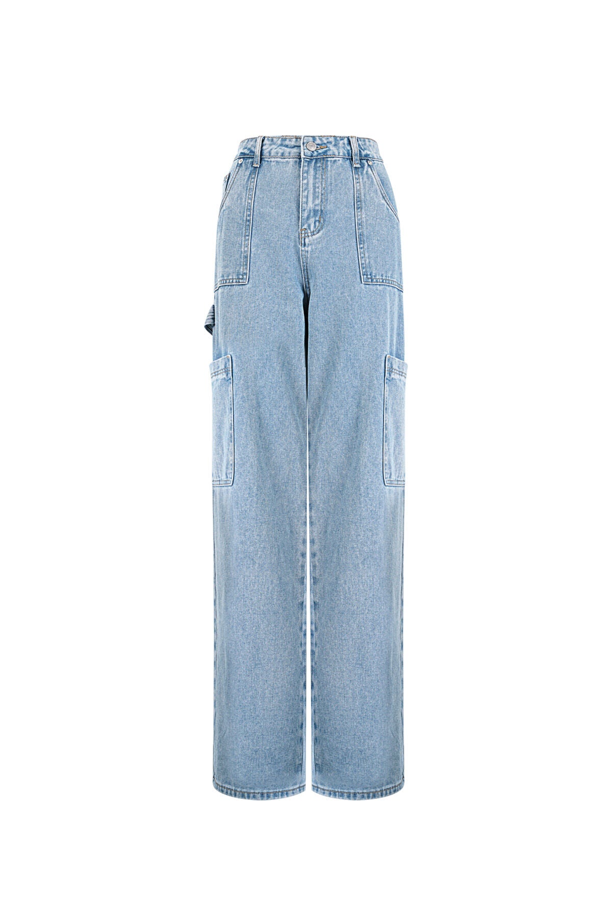 Comfortable Fit Cotton Denim Pants