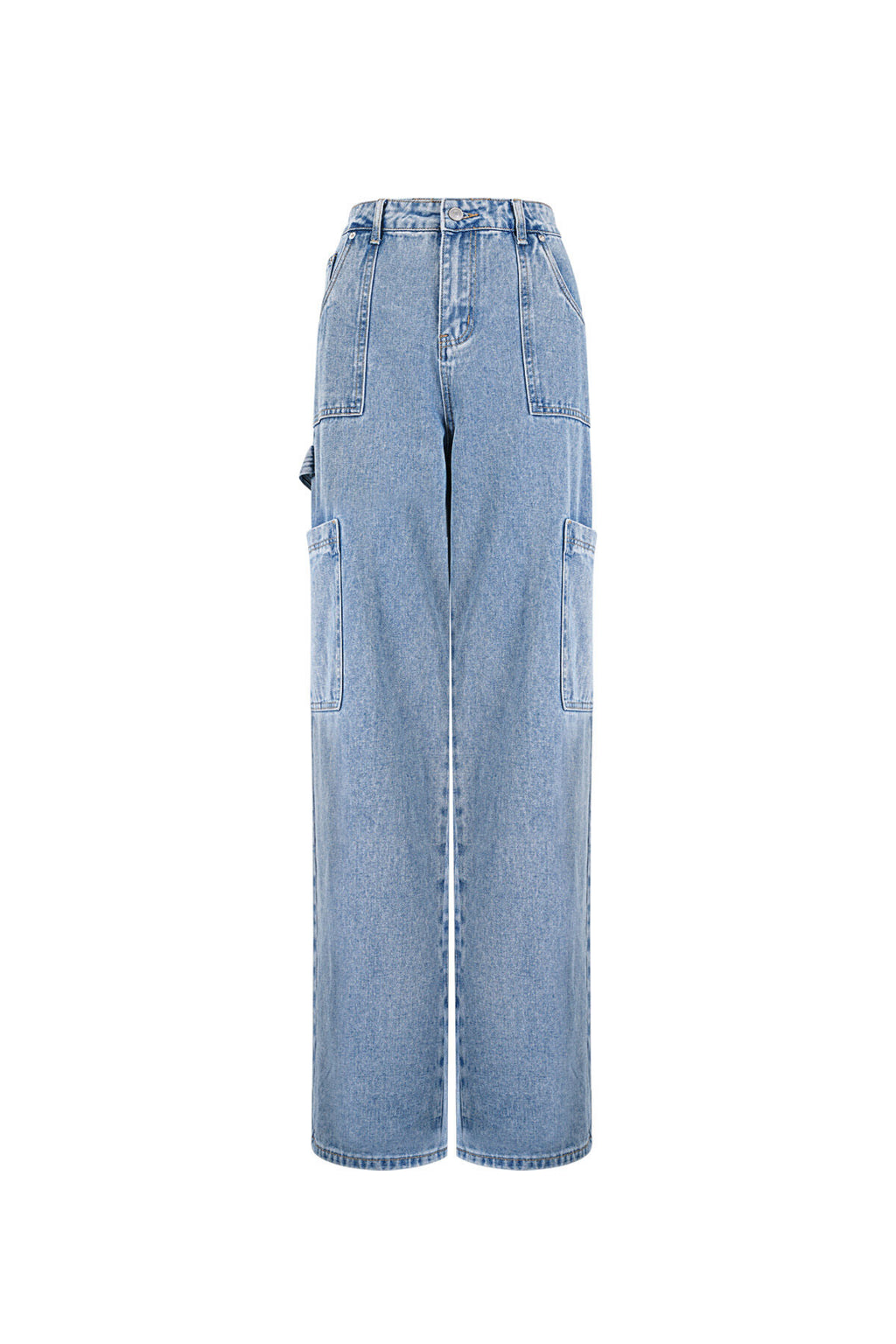 Comfortable Fit Cotton Denim Pants