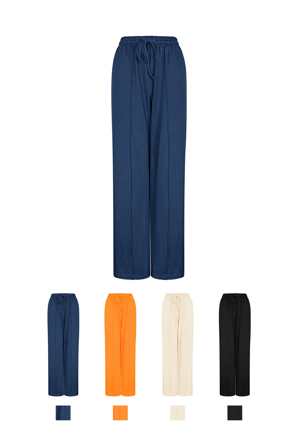 Casual Straight-Leg Trousers