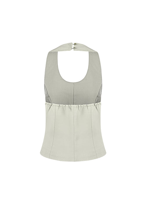 Bow Sleeveless Top 