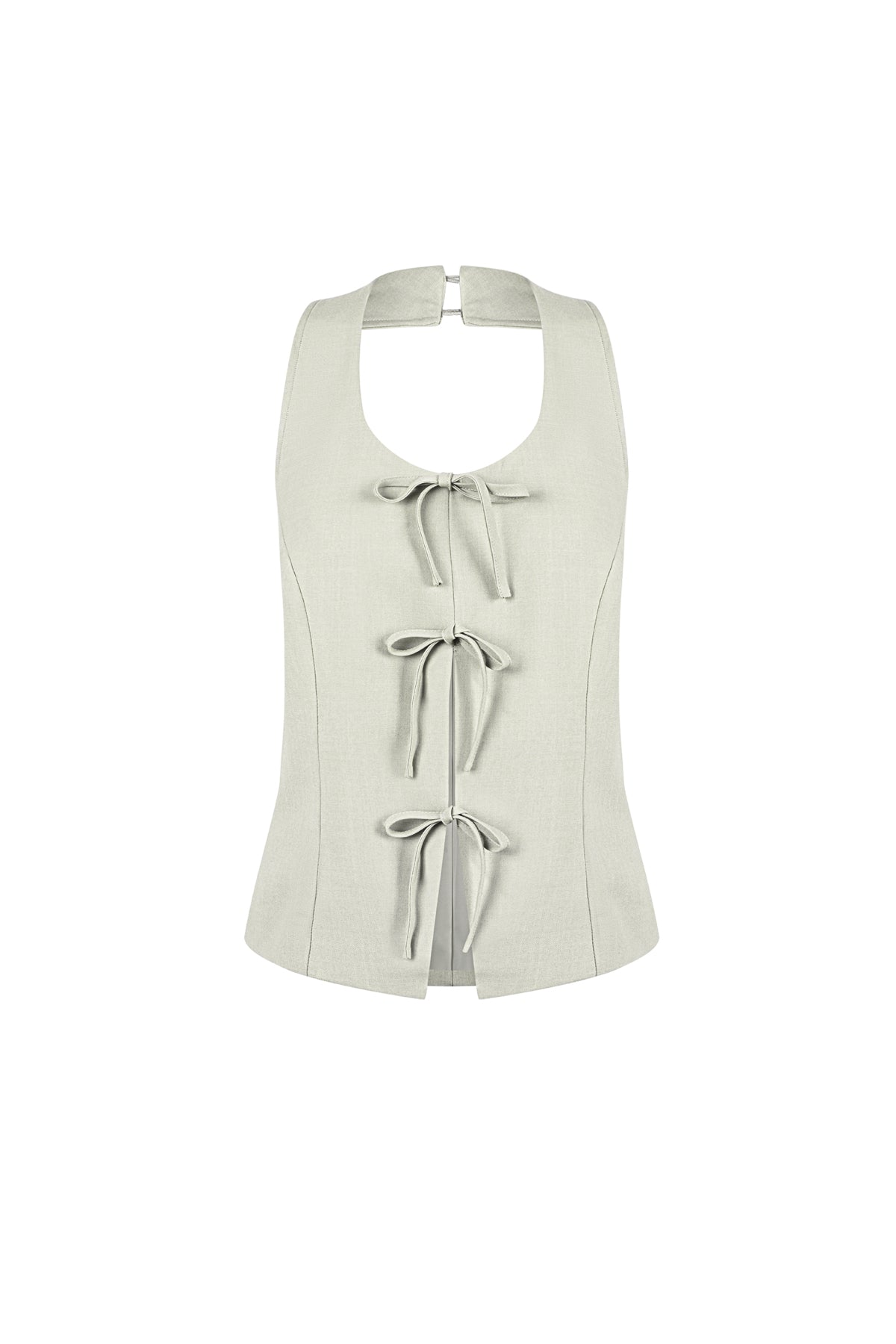 Bow Sleeveless Top 