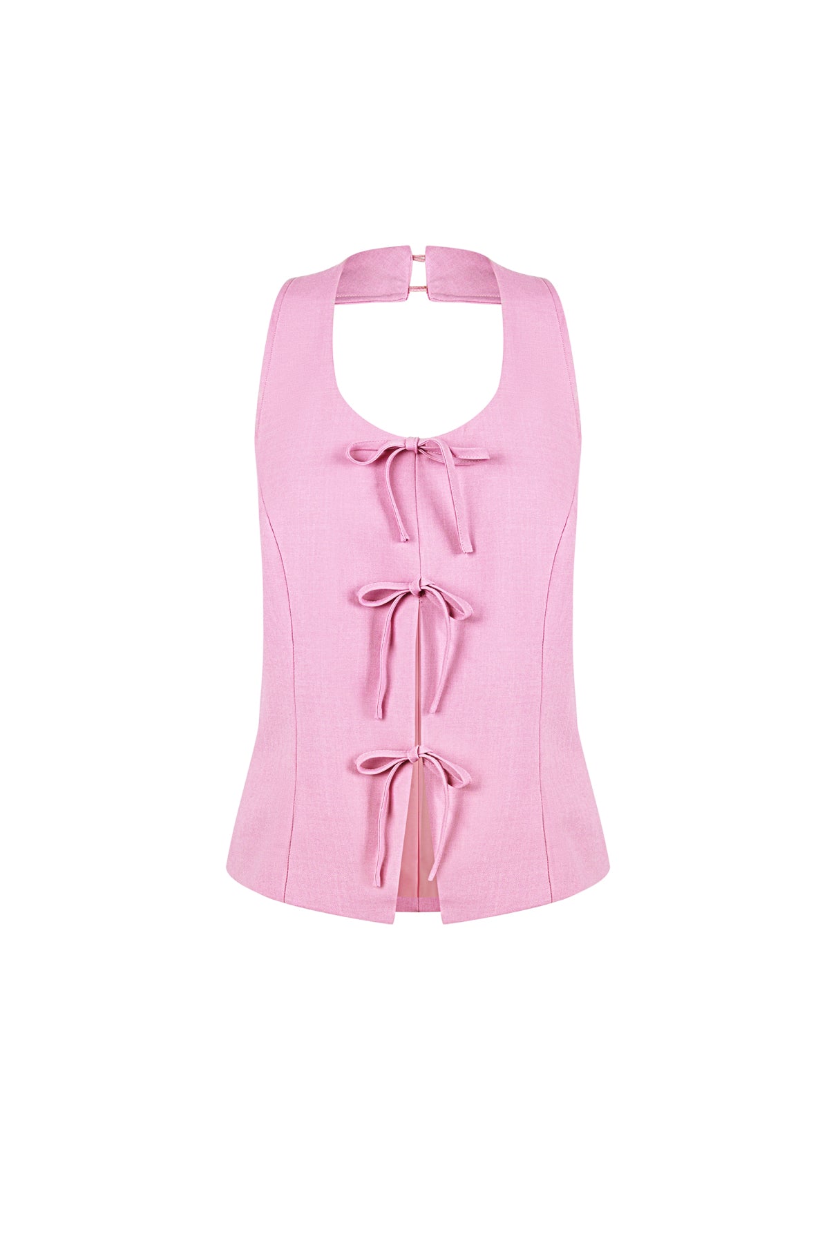 Bow Sleeveless Top 