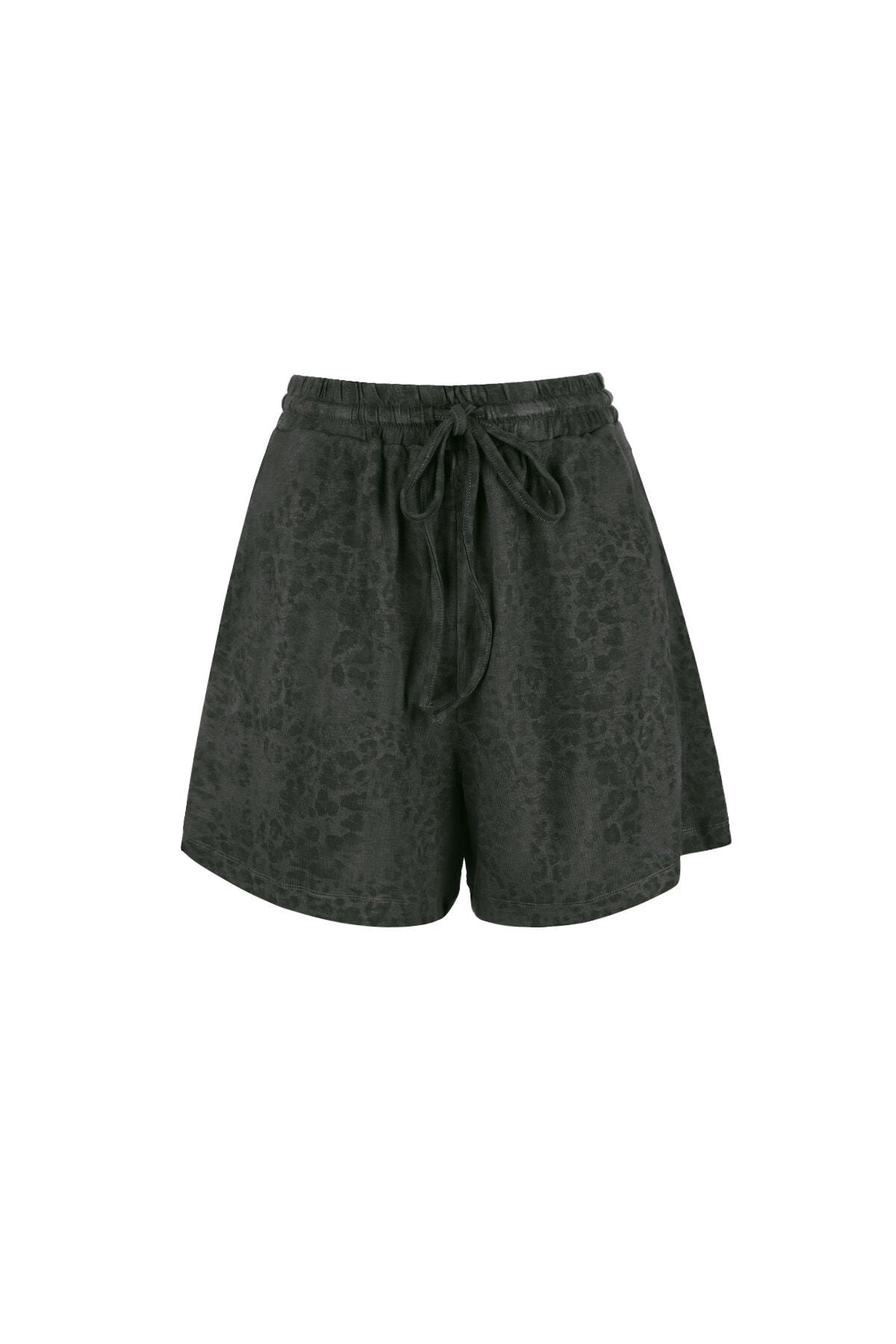 Floral Print Drawstring Shorts