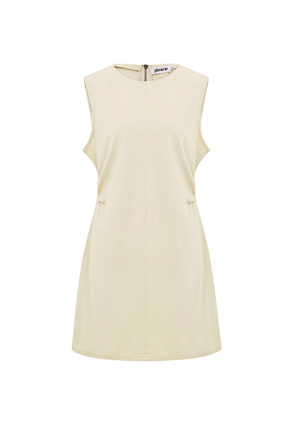 Light Blue Cotton Mini Dress for Summer