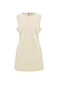 Light Blue Cotton Mini Dress for Summer