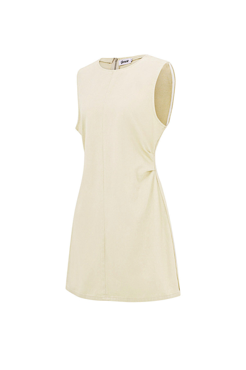 Light Blue Cotton Mini Dress for Summer