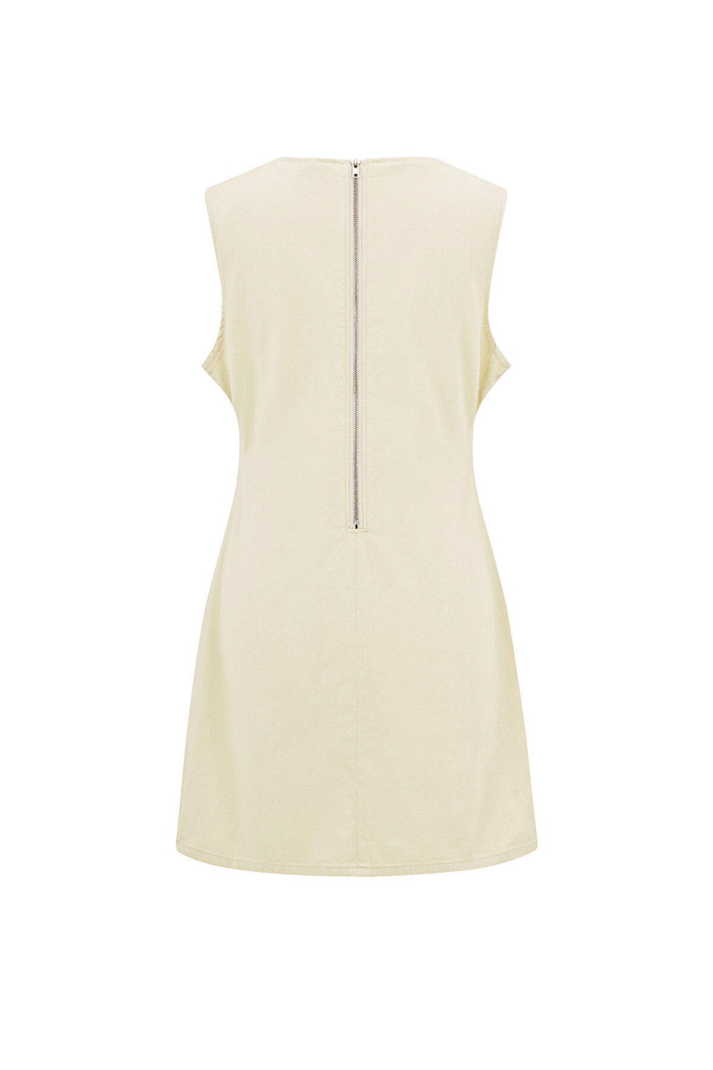 Light Blue Cotton Mini Dress for Summer