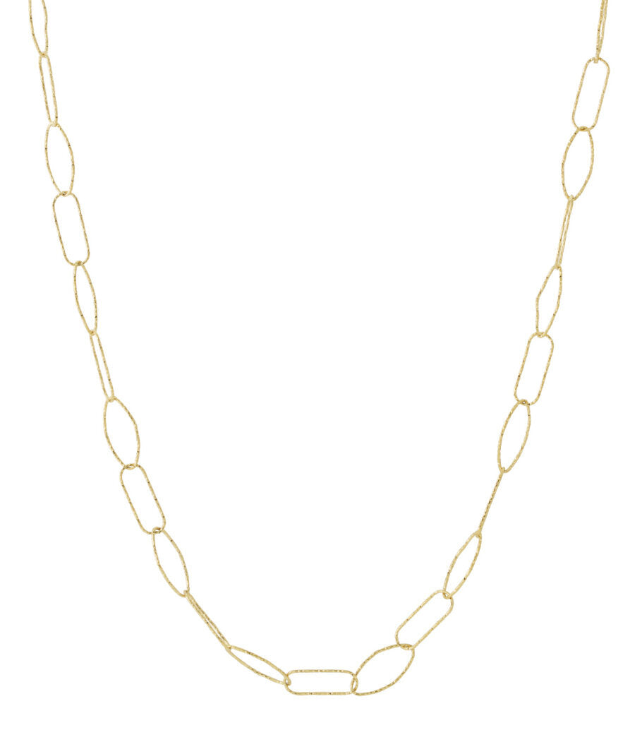 70cm+ Long Necklace in Silver & Gold