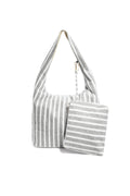 Hobo Bag for Spring/Summer in Grey, Pink, Green
