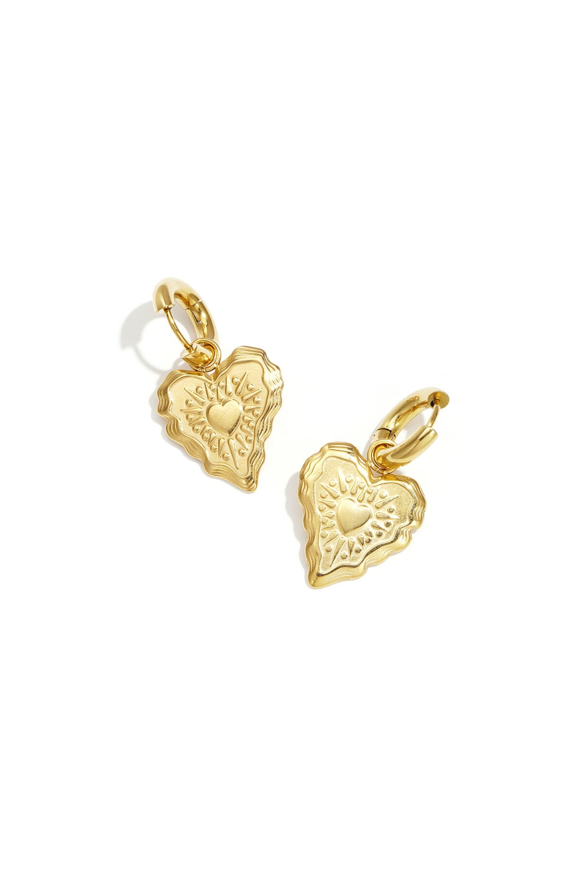 Heart Drop Earrings