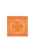 Orange Paisley Summer Scarf for Women