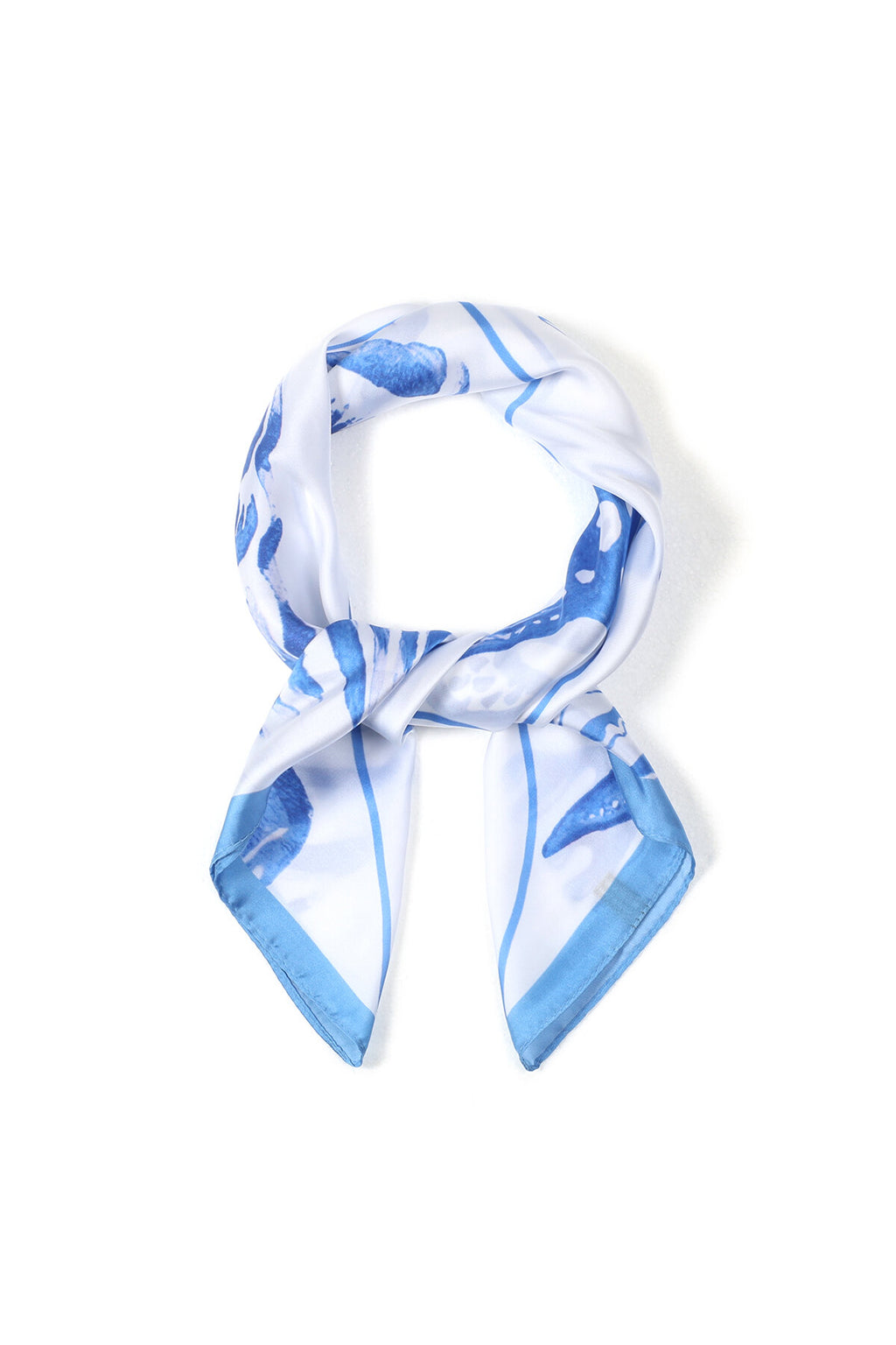 Blue Summer Scarf for Beach Getaways